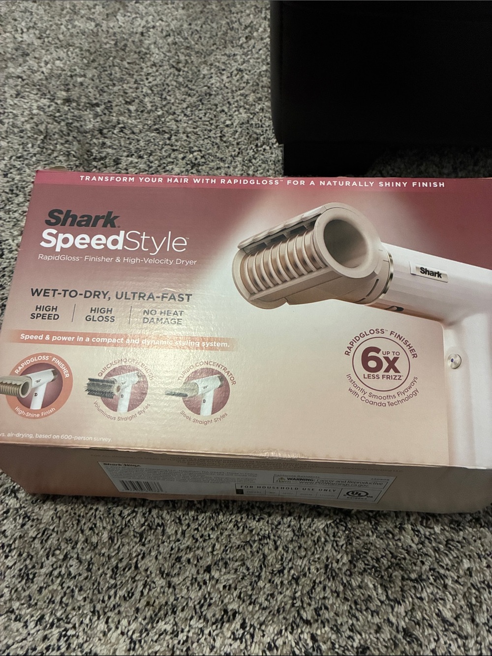 Shark speedstyle hair dryer system